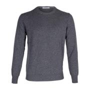 Kangra Herr Crewneck Tröja. Långärmad. Ull & Cashmere Blandning. Gray,...