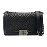 Chanel Vintage Pre-owned Laeder axelremsvskor Black, Dam