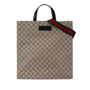 Gucci Vintage Pre-owned Laeder gucci-vskor Beige, Dam