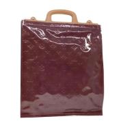 Louis Vuitton Vintage Pre-owned Laeder totevskor Purple, Dam