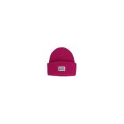 Saint Barth Fuchsia Logo Ullblandning Mössa Red, Dam