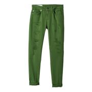 Dondup Skinny Fit Färgad Denim Jeans Green, Herr