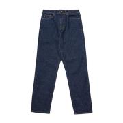 Selected Homme Tapered Denim Jeans i Blå Blue, Herr