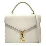 Yves Saint Laurent Vintage Pre-owned Laeder handvskor White, Dam