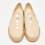 Chanel Vintage Pre-owned Tyg espadriller Beige, Dam