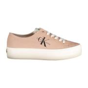 Calvin Klein Rose Sneakers med sportsko stil Pink, Dam