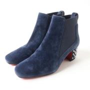 Christian Louboutin Pre-owned Pre-owned Laeder stvlar Blue, Dam