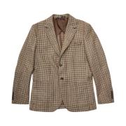 Selected Homme Slim Ull Brun Blazer Beige, Herr