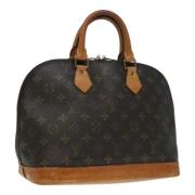 Louis Vuitton Vintage Pre-owned Canvas handvskor Brown, Dam