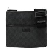 Gucci Vintage Pre-owned Canvas crossbodyvskor Black, Dam