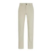 Hugo Boss Slim Chino Byxor för Män Beige, Herr