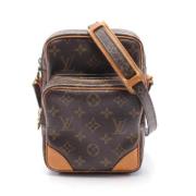 Louis Vuitton Vintage Pre-owned Canvas crossbodyvskor Brown, Dam