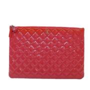 Chanel Vintage Pre-owned Laeder kuvertvskor Pink, Dam