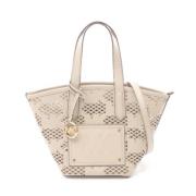 Michael Kors Pre-owned Pre-owned Laeder axelremsvskor Beige, Dam