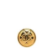 Chanel Vintage Pre-owned Metall chanel-smycken Yellow, Dam