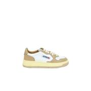 Autry Låg Kvinnor Medalist Sneakers Beige, Dam