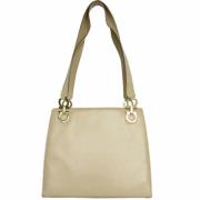 Salvatore Ferragamo Pre-owned Pre-owned Laeder axelremsvskor Beige, Da...