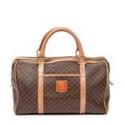 Celine Vintage Pre-owned Canvas handvskor Brown, Dam