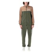 Emporio Armani EA7 Grön Stickat Träningsdräkt Aw24 Stil Green, Herr