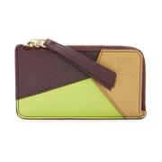 Loewe Geometriskt Puzzle Korthållare Plånbok Multicolor, Dam