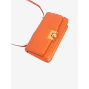 Bottega Veneta Vintage Pre-owned Laeder axelremsvskor Orange, Dam