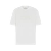 Armani Exchange Avslappnad passform T-shirt White, Herr