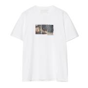 Maharishi Cyber Skeleton Tee Vit White, Herr