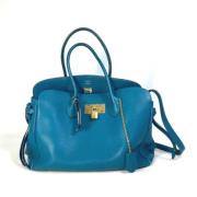 Louis Vuitton Vintage Pre-owned Tyg louis-vuitton-vskor Blue, Dam