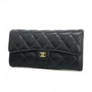 Chanel Vintage Pre-owned Laeder plnbcker Black, Dam