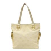 Salvatore Ferragamo Pre-owned Pre-owned Canvas axelremsvskor Beige, Da...