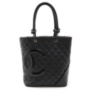 Chanel Vintage Pre-owned Laeder totevskor Black, Dam