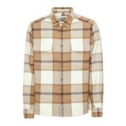 Drykorn Casual Overshirt med Bröstfickor Brown, Herr