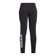 Adidas Svart/vita leggings med sidologo Black, Dam