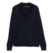 Ralph Lauren Meren långärmad tröja Blue, Dam