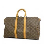 Louis Vuitton Vintage Pre-owned Tyg louis-vuitton-vskor Brown, Dam