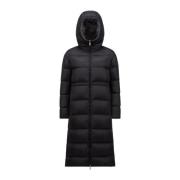 Moncler Lång Vinterrock med Stil Black, Dam