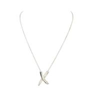 Tiffany & Co. Pre-owned Pre-owned Silver halsband Gray, Dam