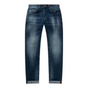 Dondup Slim Fit Mörkblå Denim Blue, Herr