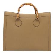 Gucci Vintage Pre-owned Laeder handvskor Beige, Dam