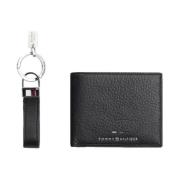 Tommy Hilfiger Nyckelring och Plånbok Set Premium Mini Black, Herr