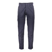 North Sails Blå Slim Fit Herrbyxor Blue, Herr