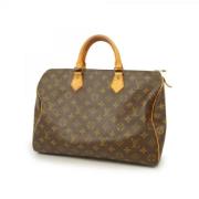 Louis Vuitton Vintage Pre-owned Tyg louis-vuitton-vskor Brown, Dam