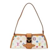 Louis Vuitton Vintage Pre-owned Canvas handvskor White, Dam