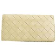 Bottega Veneta Vintage Pre-owned Laeder plnbcker Beige, Dam