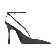 Saint Laurent Eleganta Svarta Pumps för Kvinnor Black, Dam