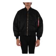 Alpha Industries Reversibel Ma-1 Bomberjacka Black, Herr