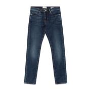 Frame Slim Indigo Denim Jeans Blue, Herr