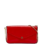 Louis Vuitton Vintage Pre-owned Laeder crossbodyvskor Red, Unisex