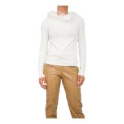 Twinset Vit Stickad Topp White, Dam