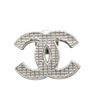 Chanel Vintage Pre-owned Metall chanel-smycken Gray, Dam